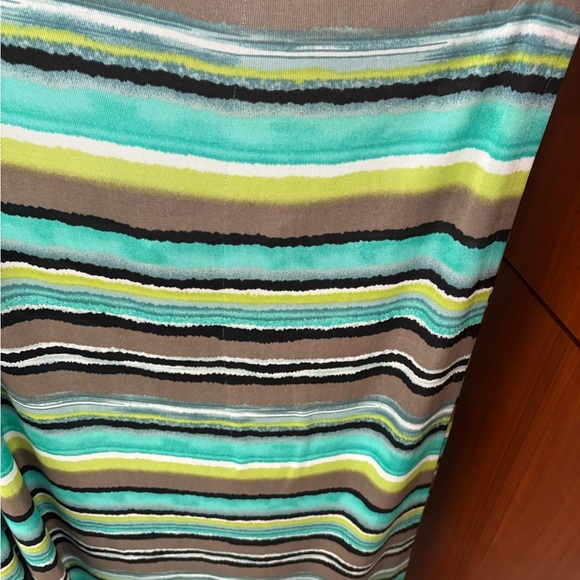 Carla Cristoph One of a Kind Embellished Striped Caftan One Size - Picture 8 of 16